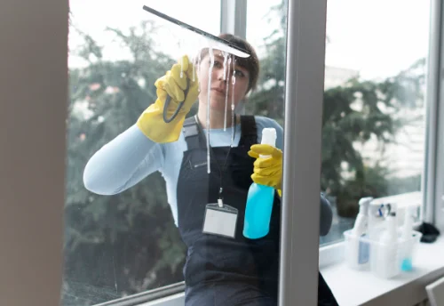 Nettoyage de vitres intérieures et extérieures à la Vôge-les-Bains